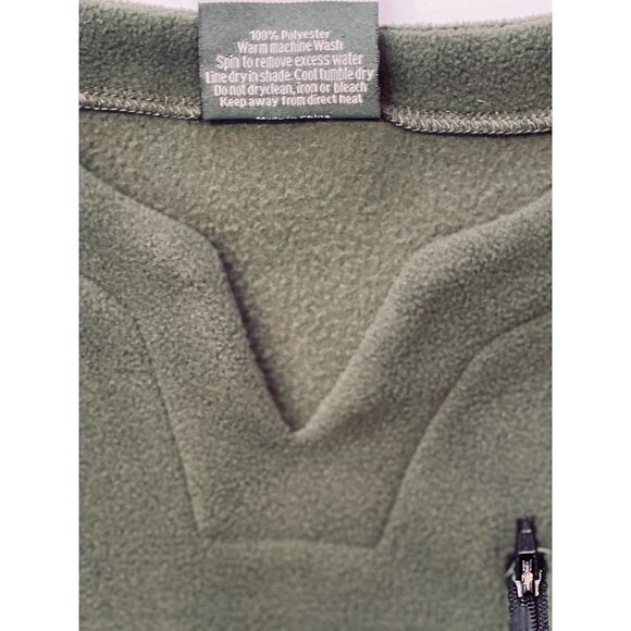 HUNTING & FISHING Men's Micro Tee 2X Anti-Pill Fleece Unique‎ V-Split Zip Pocket - Picture 6 of 10